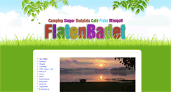 Desktop Screenshot of flatenbadetscamping.se